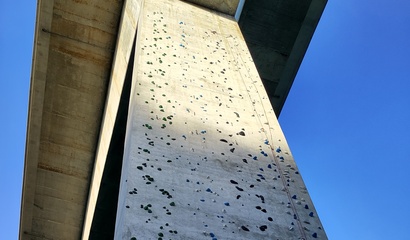 Kletterroute am Felsenauviadukt