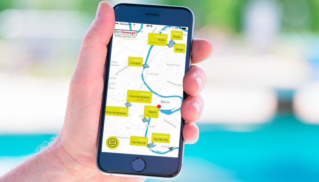 «Bern bewegt!» - Die App, die Bern bewegt