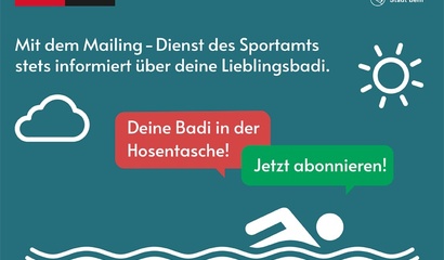 «Deine Badi in der Hosentasche!»: Neuer Mailing-Dienst
