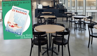 Lesung in der Schwimmhalle Neufeld