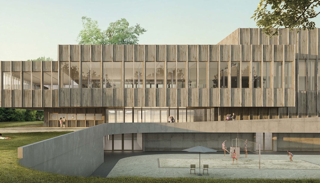 Neubau Hallenbad Weyermannshaus