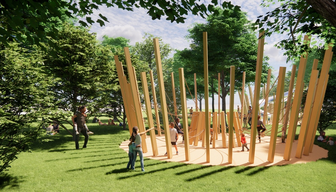 Visualisierung Spielplatz Weyermannshaus
