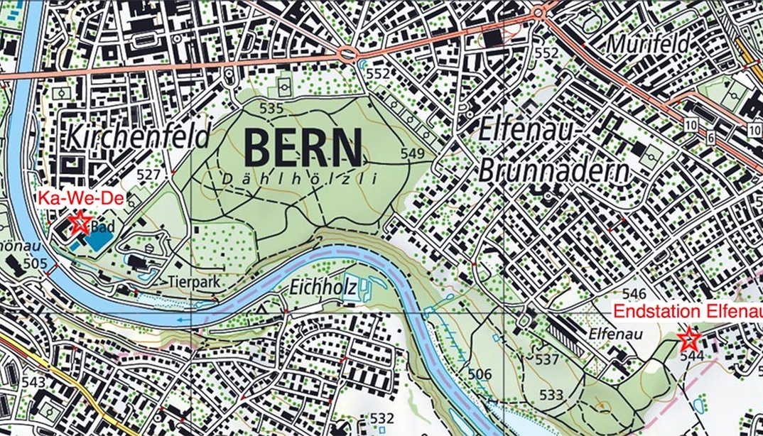 Orientierungslauf durch die Stadt