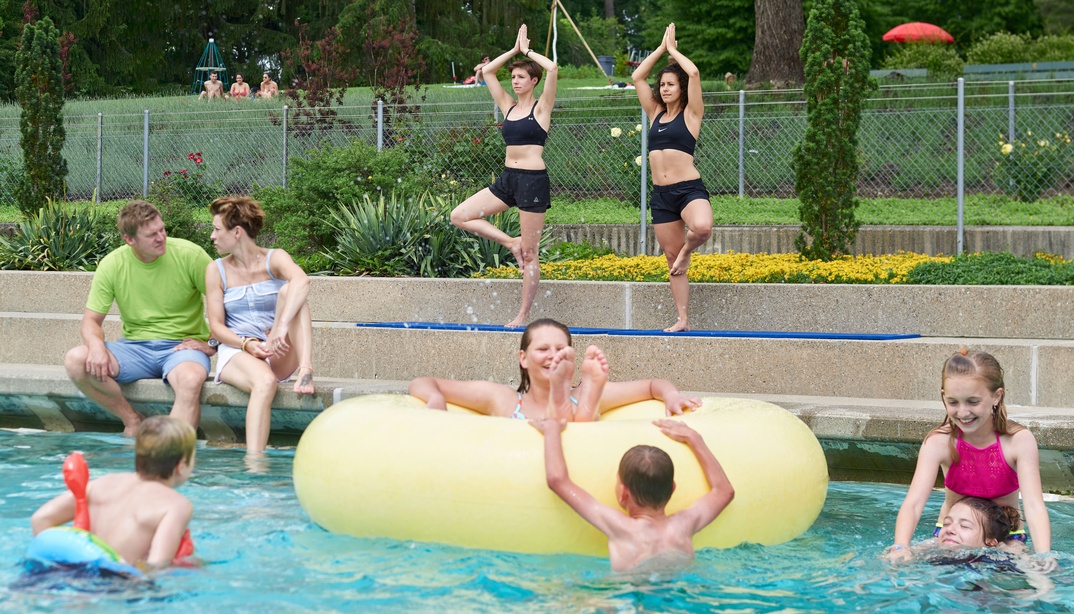 Sommernachtsbaden an der Bundesfeier