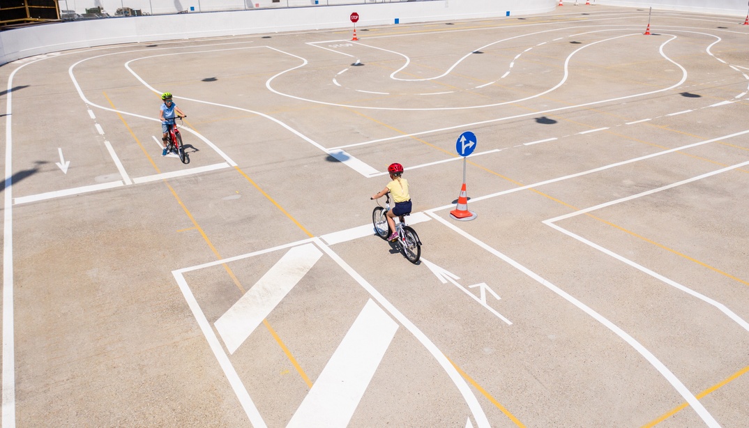 Verkehrspark Weyerli: Sicher Velofahren