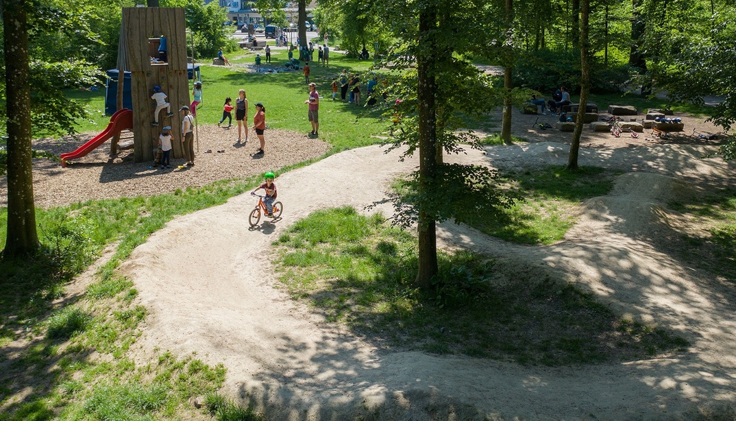 Velo-Spielplatz Halenbrunnen