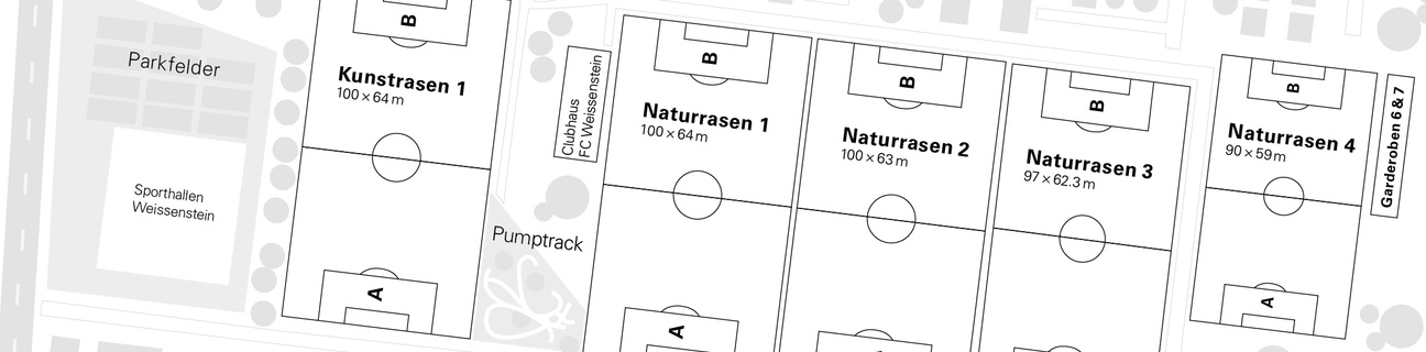 Übersichtsplan Sportplatz Weissenstein